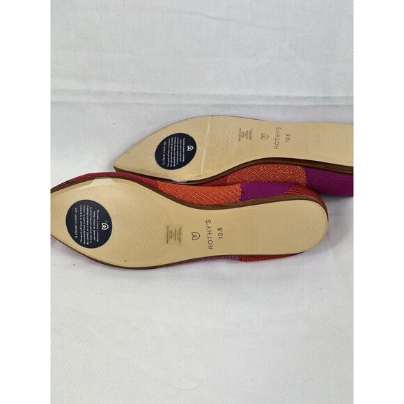 NEW Rothy’s The Point Metallic Pomegranate Limited Edition Size 10.5 - Picture 3 of 5